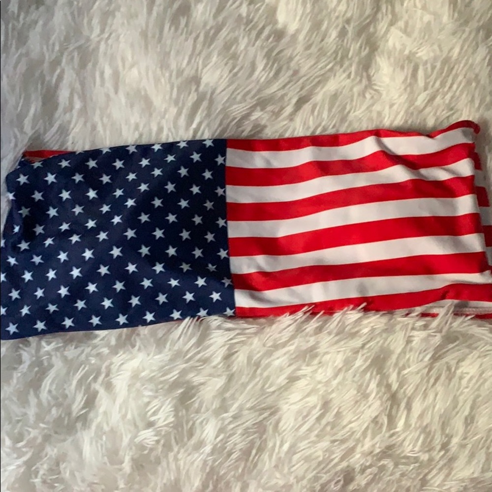 American strapless bikini top